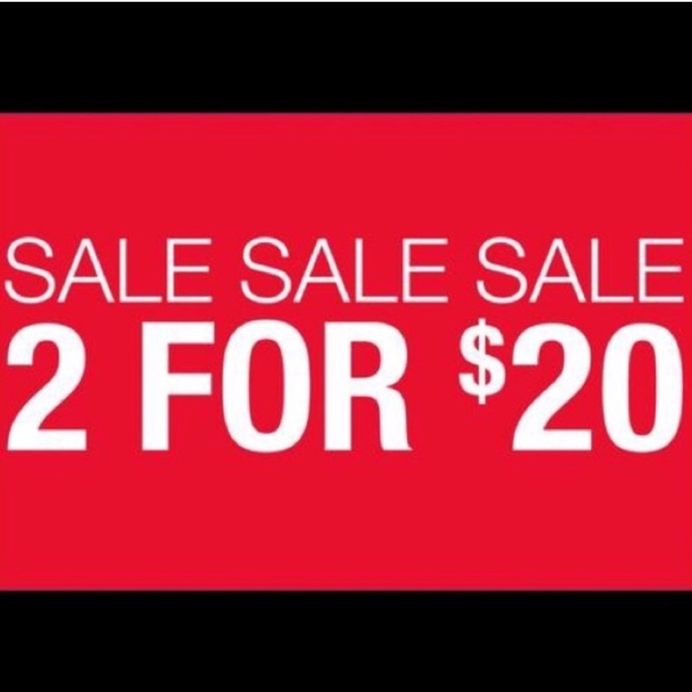 SALE 2 for $20!!!